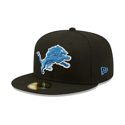 Detroit Lions Black and Blue 59Fifty