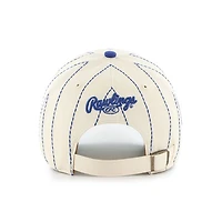 Toronto Blue Jays Rawlings Pinstripe ’47 Clean Up Adjustable Hat – Cream/Royal