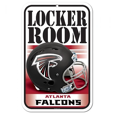 Atlanta Falcons Plastic Sign 11" x 17"