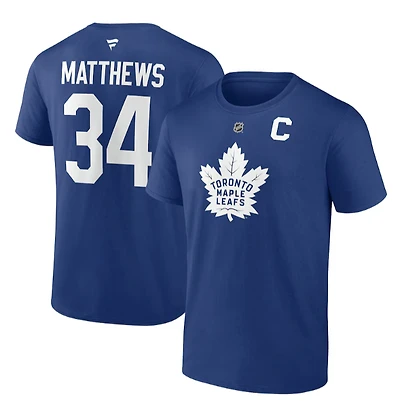 Auston Matthews Toronto Maple Leafs Name & Number Tee