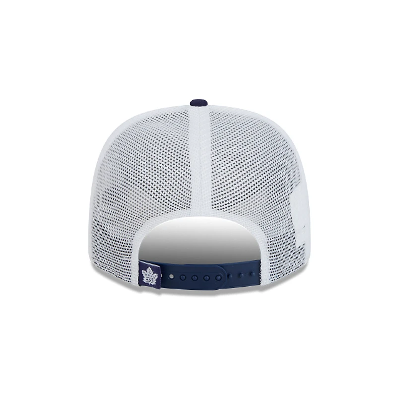 Toronto Maple Leafs Blue and White Trucker 9Seventy Stretch Snap Hat