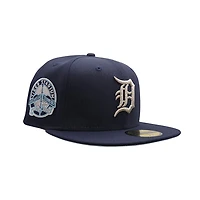 Detroit Tigers Navy and Silver Stadium Patch 59Fifty