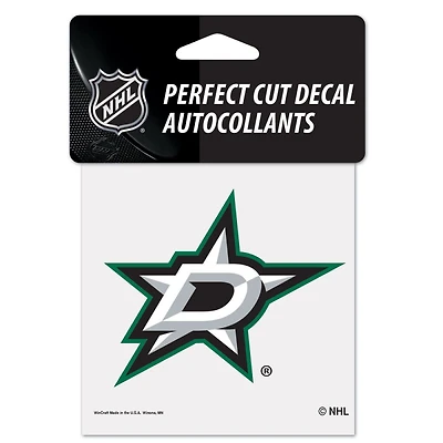 Dallas Stars Perfect Cut Colour Decal 4" x 4"