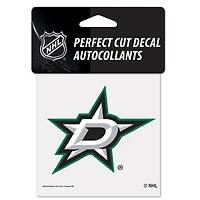 Dallas Stars Perfect Cut Colour Decal 4" x 4"
