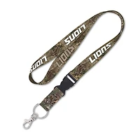 Detroit Lions Camo Lanyard with Detachable Buckle 1"