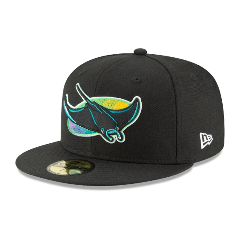 Tampa Bay Rays Black 1998 Cooperstown Collection Wool 59Fifty