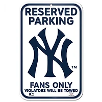 New York Yankees Plastic Sign 11" x 17"