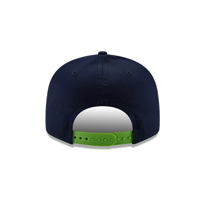 Seattle Seahawks Navy and Green 9Fifty Snapback