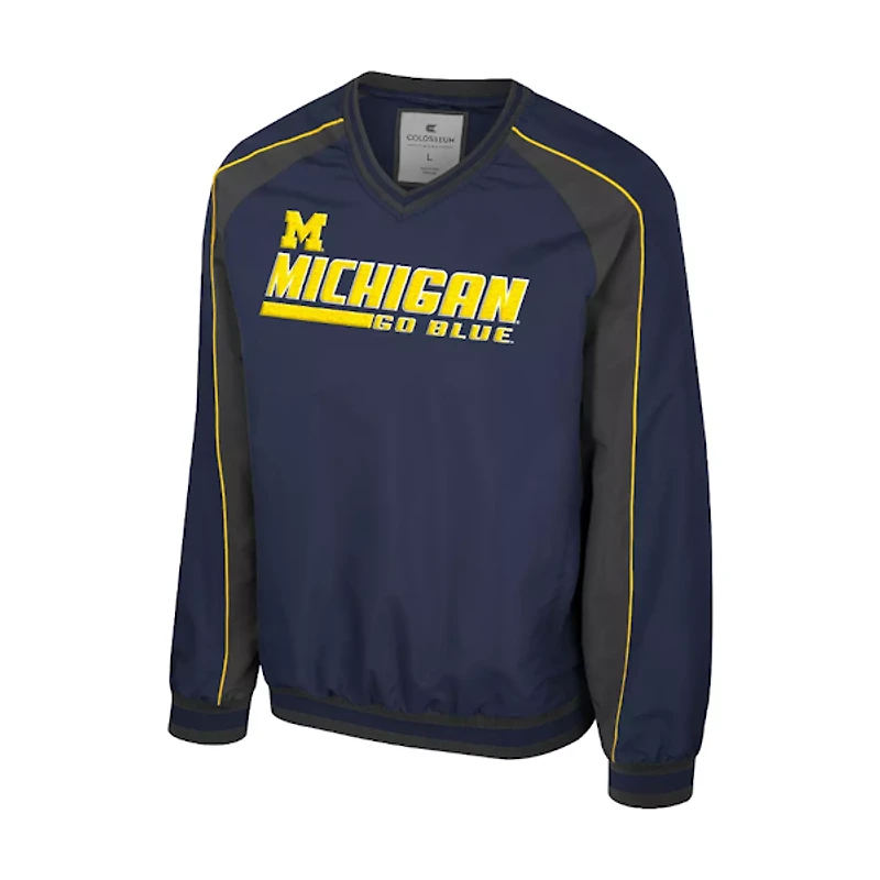 Michigan Wolverines Goes America V-Neck Coach Jacket
