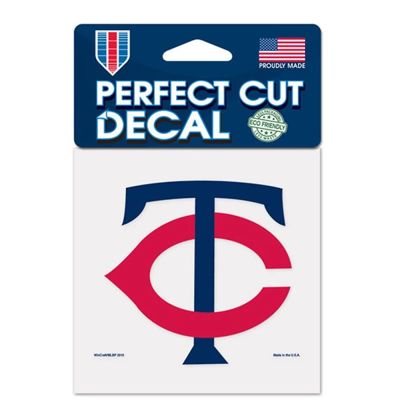 Minnesota Twins Perfect Cut Colour Decal 4" x 4"