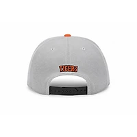 Detroit Tigers Cooperstown Logo Grey and Black 9FIFTY A-Frame Snapback Hat with 2000 Side Patch – New Era