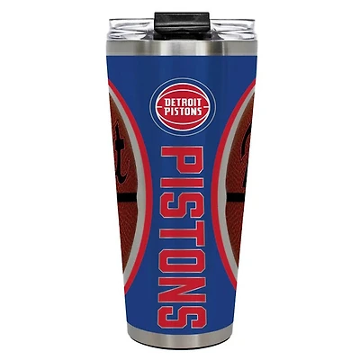 Detroit Pistons 32 oz. Game Ball Big Slim Tumbler with Straw