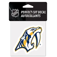 Nashville Predators Perfect Cut Colour Decal 4" x 4"