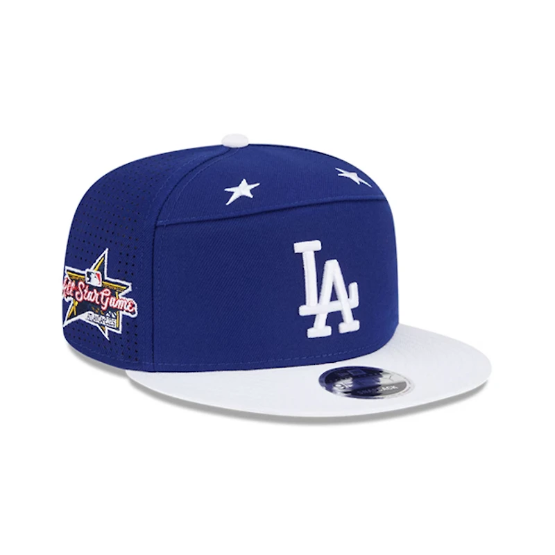 Los Angeles Dodgers Royal Blue and White All-Star Game Side Patch Split Panel 9Fifty