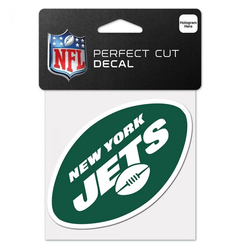 New York Jets Perfect Cut Colour Decal 4" x 4"