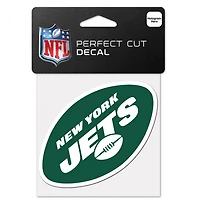 New York Jets Perfect Cut Colour Decal 4" x 4"