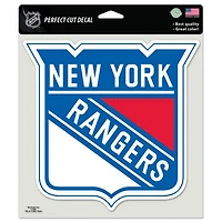 New York Rangers Perfect Cut Colour Decal 8" x 8"