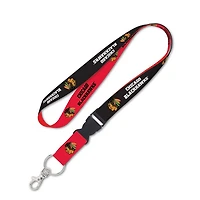 Chicago Blackhawks Lanyard With Detachable Buckle 1"