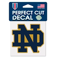 Notre Dame Fighting Irish ND Perfect Cut Colour Decal  4" x 4"