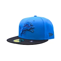 Detroit Lions Blue Reef Black Tonal 59Fifty
