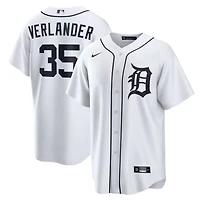Detroit Tigers Justin Verlander Nike Men’s Home Replica Jersey – White