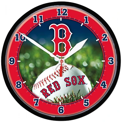 Boston Red Sox Round Wall Clock 12.75"
