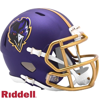 Baltimore Ravens Purple Rising 2024 On Field Alternate Speed Mini Helmet