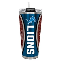 Detroit Lions 32 oz. Game Ball Big Slim Tumbler with Straw