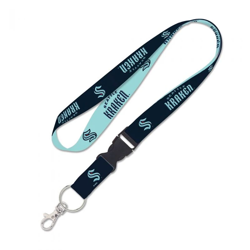 Seattle Kraken Lanyard With Detachable Buckle 1"