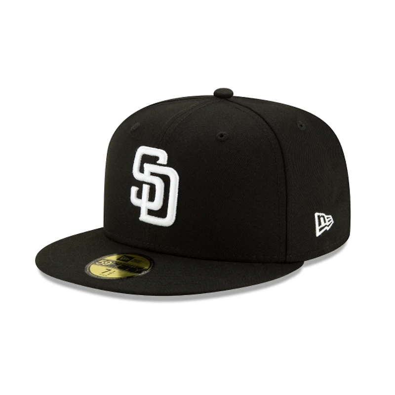 San Diego Padres Black and White 2020 59Fifty