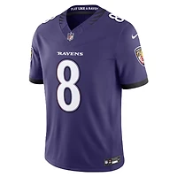 Lamar Jackson Baltimore Ravens 2026 Nike Vapor F.U.S.E. Stitched Limited Jersey – Purple