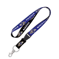 Baltimore Ravens Lanyard With Detachable Buckle 1"