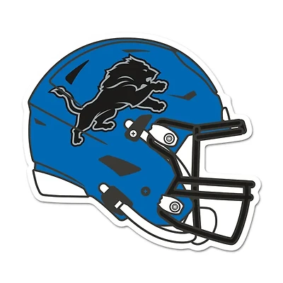 Detroit Lions Alternate Helmet Wood Sign 11" x 12" 1/4" Thick