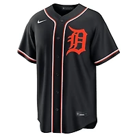 Detroit Tigers Spencer Torkelson Nike Carbon Black Fashion Replica Jersey