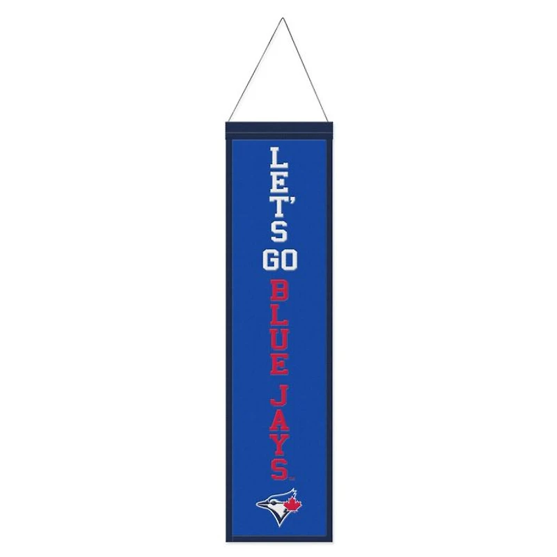 Toronto Blue Jays Slogan Wool Banner 8" x 32"