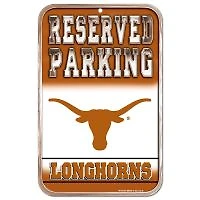 Texas Longhorns Plastic Sign 11" x 17"