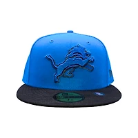 Detroit Lions Blue Reef Black Tonal 59Fifty