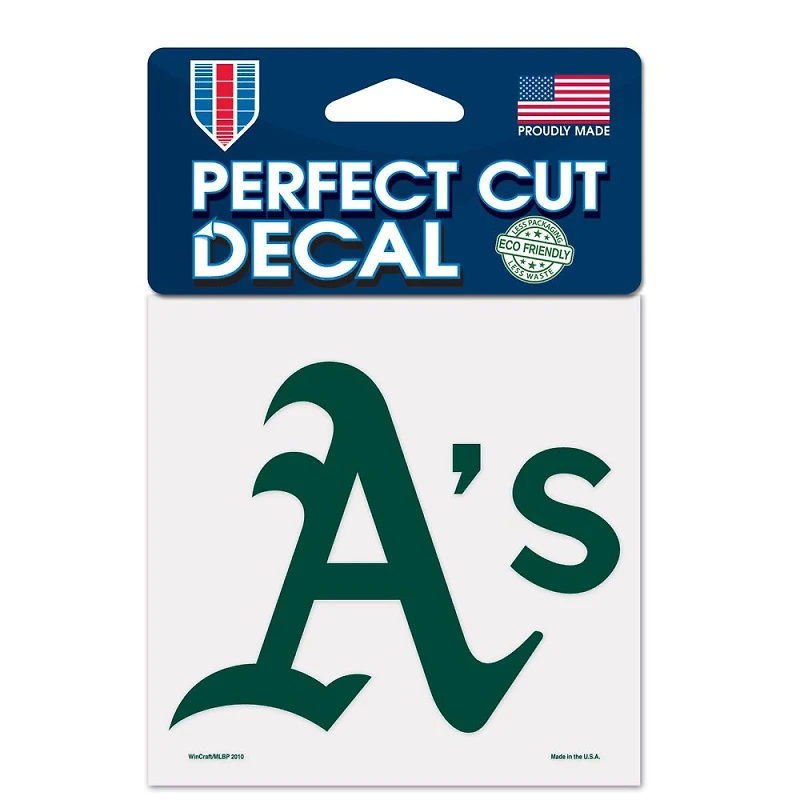 Oakland Athletics Perfect Cut Colour Decal 4" x 4"