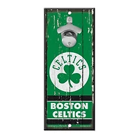 Boston Red Sox Bottle Opener Sign 5" x 11"