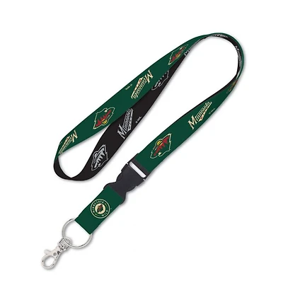 Minnesota Wild Lanyard With Detachable Buckle 1"