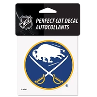 Buffalo Sabres Perfect Cut Colour Decal 4" x 4"