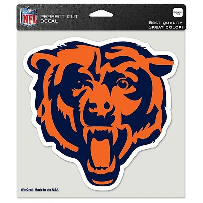 Chicago Bears Bear Logo Perfect Cut Colour Decal 8" x 8"