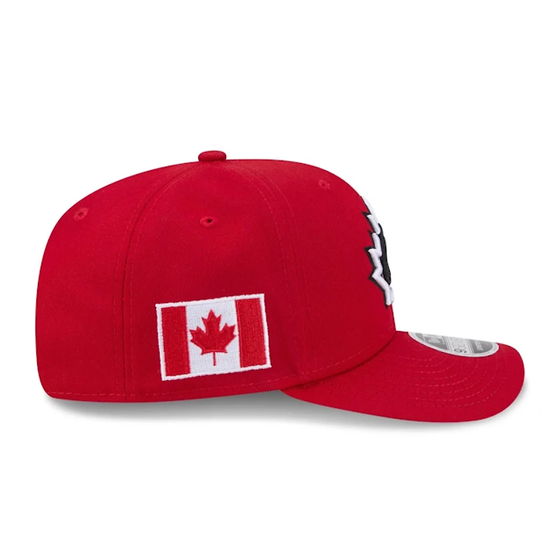 Canada World Baseball Classic 2026 9Seventy Stretch Snap Adjustable Hat - New Era