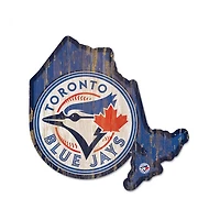 Toronto Blue Jays Province Shape Wood Sign 14" x 14" 1/4" Thick