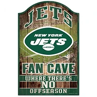New York Jets Fan Cave Wood Sign 11" x 17" 1/4" Thick