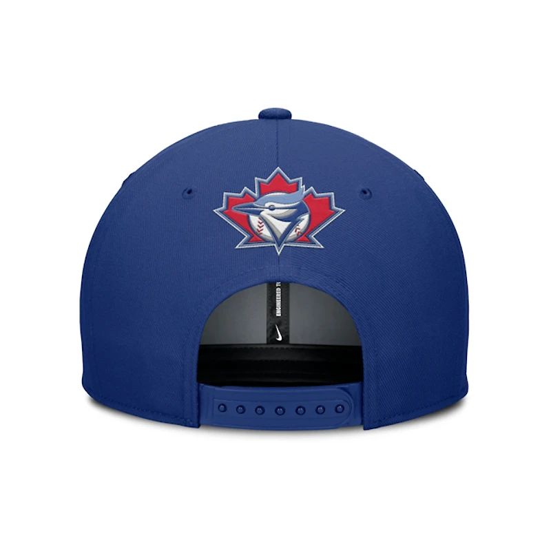 Toronto Blue Jays Nike Cooperstown Collection Square Bill Pro Snapback Hat - Grey/Royal