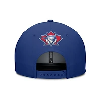 Toronto Blue Jays Nike Cooperstown Collection Square Bill Pro Snapback Hat - Grey/Royal