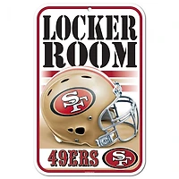 San Francisco 49ers Plastic Sign 11" x 17"