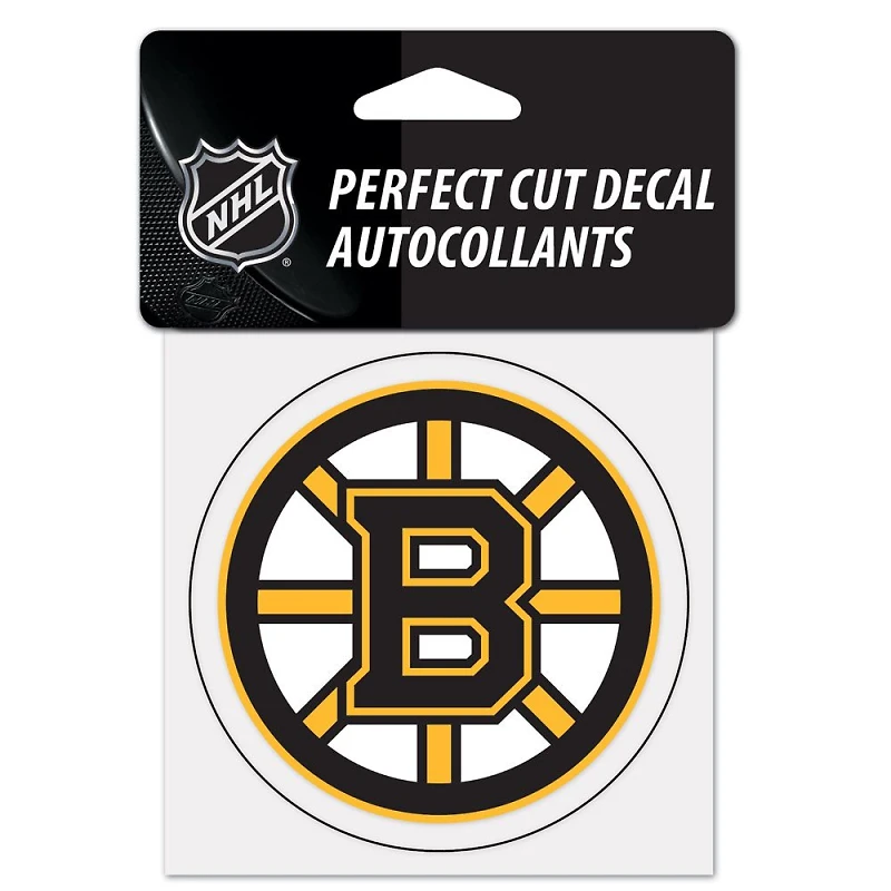 Boston Bruins Perfect Cut Colour Decal 4" x 4"