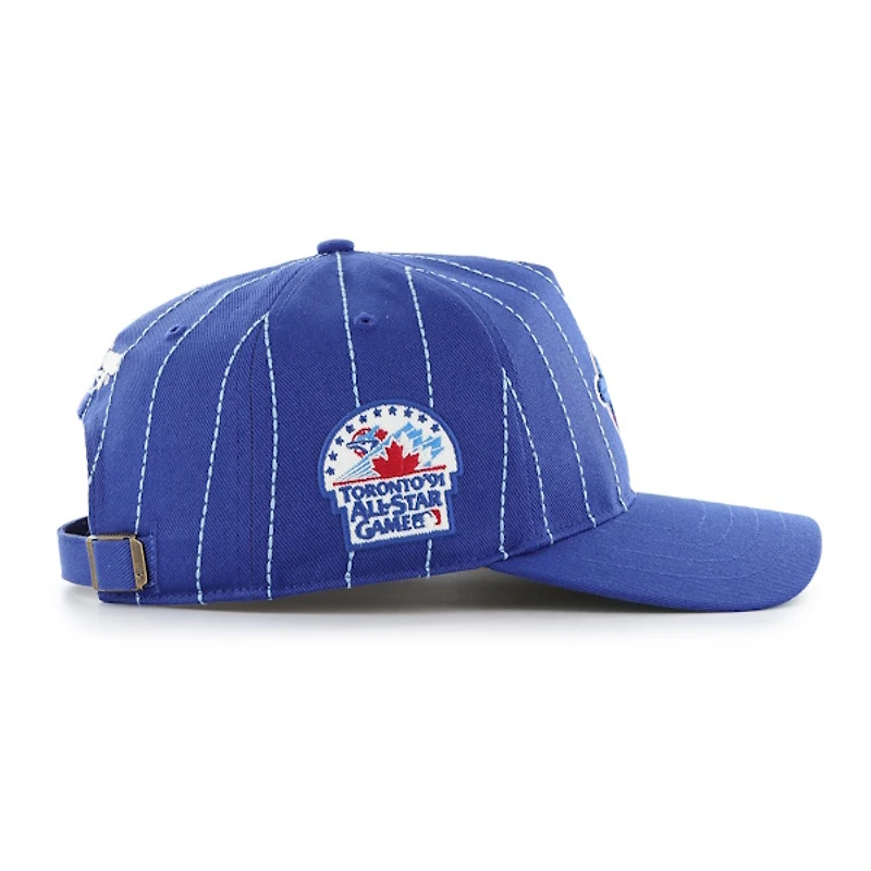 Toronto Blue Jays Rawlings Pinstripe ’47 Hitch Adjustable Hat – Blue